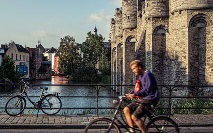 fietsen in Gent 