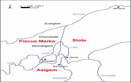 De omgeving van Gent in de vroege middeleeuwen